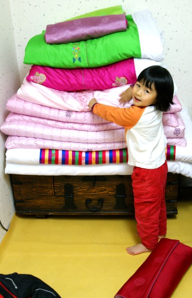韓国の寝具