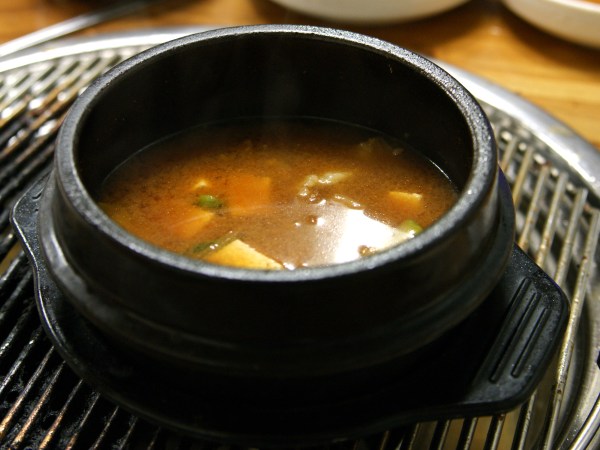 韓国風味噌汁　チゲ